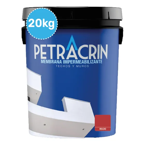 Membrana Liquida 20 Kg Membrana Transitable Elastomérica Acabado - Color Rojo
