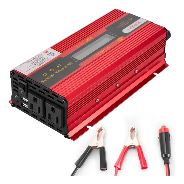 Inversor De Corriente Convertidor Para Auto 4000w- Dc12v/24v