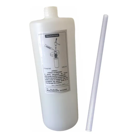 Porta Sabão Detergente Refil Dosador 500ml Tramontina + Tubo