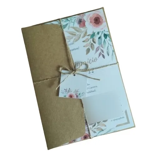 Partes De Matrimonio M3 Invitaciones 10 Un.