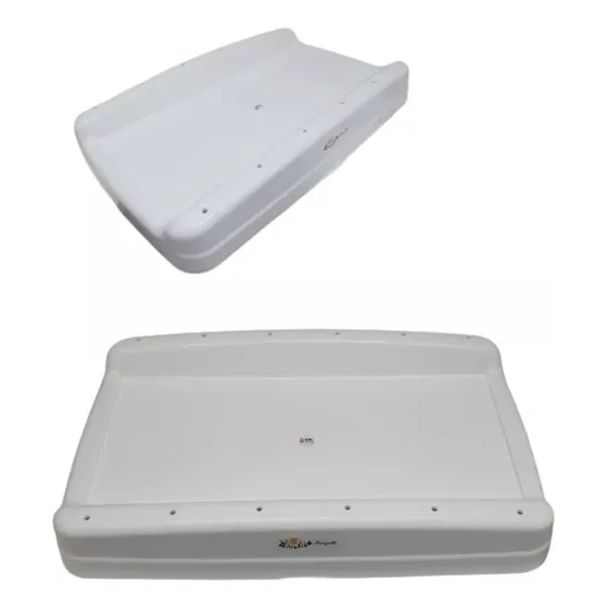 Trocador De Fralda Impermeável Cômoda Rn Luxo Base + Forro