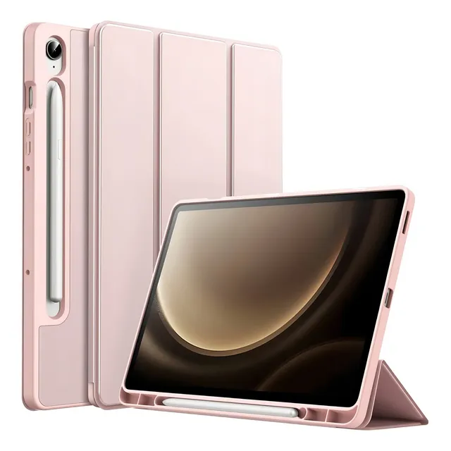 PCSAC Funda Case Para Galaxy Tab S9 11 X710 /- Tab S9 Fe 10.9 X510 Color Rosa Pálido