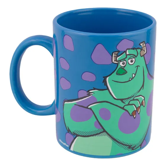 Taza De Cerámica Disney Pixar Personajes Animados 500 Ml Sullivan