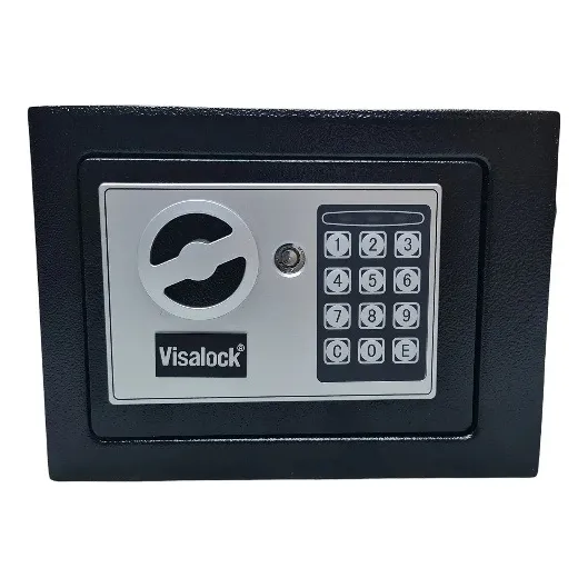 Caja Fuerte Visalock Mini Hammer Panel Numerico 23x17x17cm