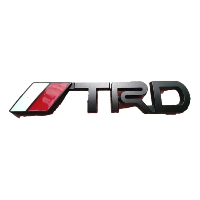 Emblema Toyota Trd Metalico Negro Sport Turbo Diesel