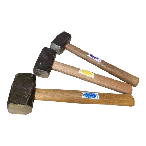 Maza De Albañil Martillo 1kg 1 1/2kg 2kg Con Cabo De Madera
