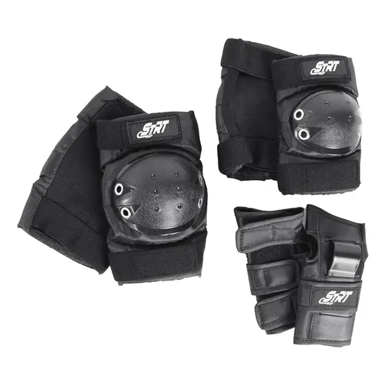 Kit Protetor Juvenil Lazer Preto - Sse-611