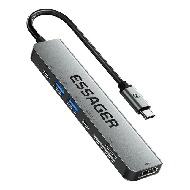 Hub Usb C  7 En 1 Macbook Windows Marca Essager