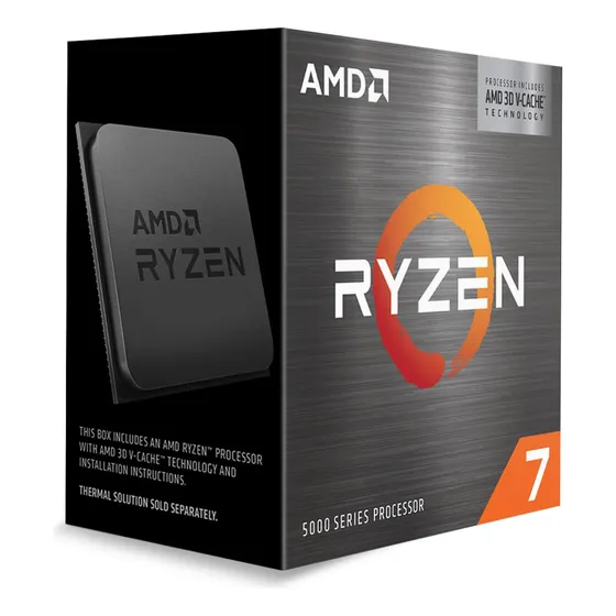 Processador De Desktop Amd Ryzen 7 5700x3d De 8 Núcleos, 16