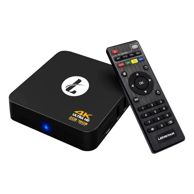 Smart Tv Box 4k Uhd Quad Core 16gb 2gb Android 10