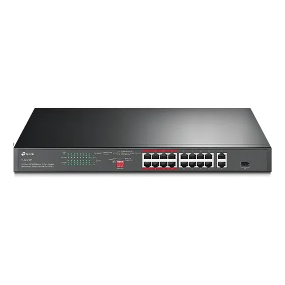 Switch With 16 Port Poe Port 10 100mbps 2 port Rack Tp Link