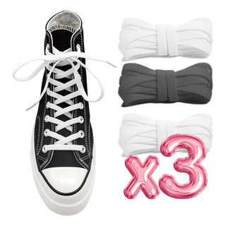 3 Pares Agujetas Planas Elásticas Para Tenis Cordones Botas 3 Pares Agujetas Planas Elásticas Para Tenis Cordones Botas