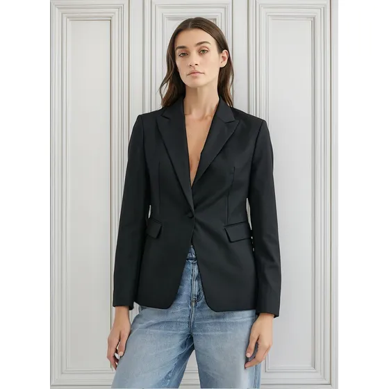 Chaqueta Mujer Blazer Chevignon 721f002 Negro