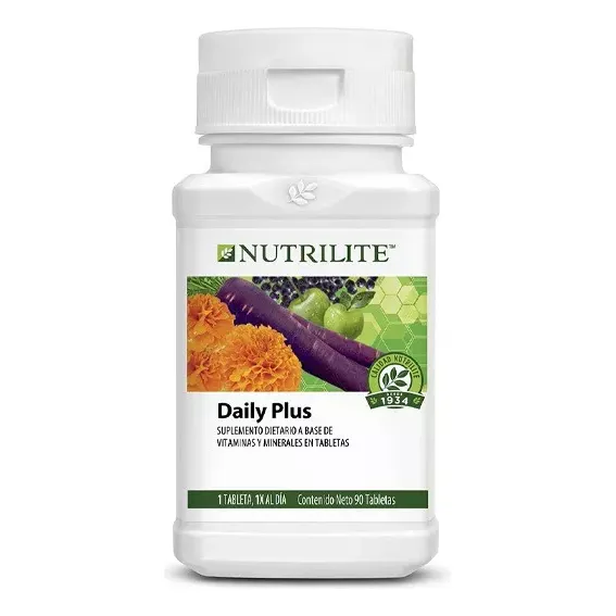 Vitaminas Y Minerales Daily Plus 90 Tabletas Nutrilite Neutro