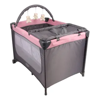 Berço Portatil Joly Trocador Desmontåvel Mobile Mosquiteiro Baby Style Rosa Berço Portatil Joly Trocador Desmontåvel Mobile Mosquiteiro Baby Style Rosa