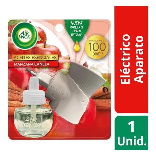 Desodorante Ambiental Eléctrico Aparato Manzana Air Wick