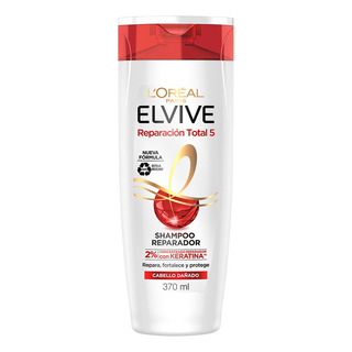 2 Pzs Loreal Keratina Shampoo Reparacion Total 5 Elvive 370m 2 Pzs Loreal Keratina Shampoo Reparacion Total 5 Elvive 370m