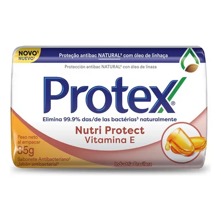 Sabonete Antibacteriano em Barra Protex Nutri Protect Vitamina E 85g