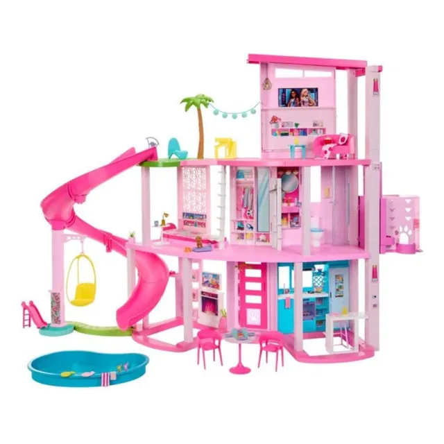 Casa Barbie Dreamhouse Luces Sonido Piscina Tobogán Ascensor