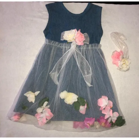 Vestido Para Niñas De Jean