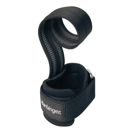 Par De Correas Para Levantamiento De Pesas Harbinger Color Negro