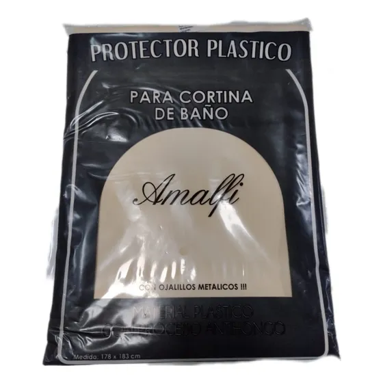 Protector Para Cortina De Baño Beige O Blanco Altura 2 Mts