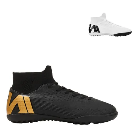 Tenis Tipo Botas Futsal Para Entrenamiento, Negro