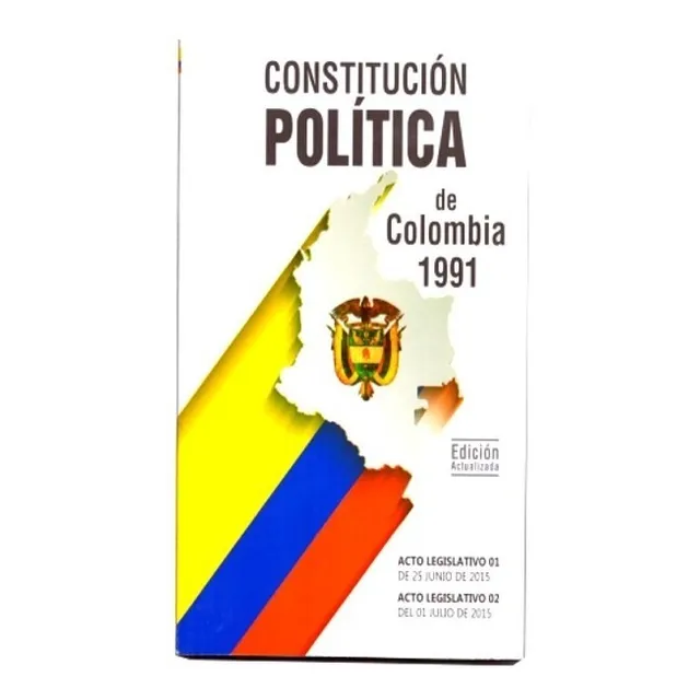Constitucion Politica De Colombia Actualizada * 1 Unidades 