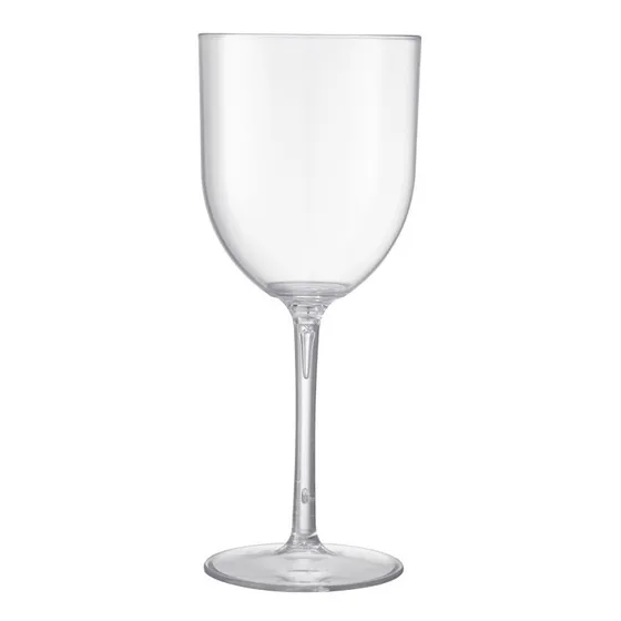 Kit 6 Taças Inquebrável Vinho 450 Ml Policarbonato Tazze Cor Transparente