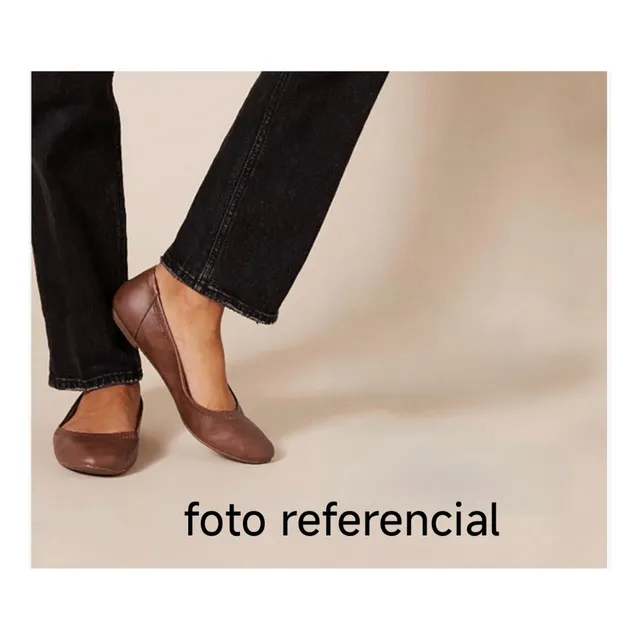 Zapatos Planos Tipo Bailarina Damas. Time And Tru. N° 9