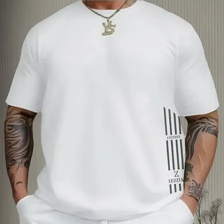 Kit Camisa +short Moletom Conjunto Masculino Marca Luzzian