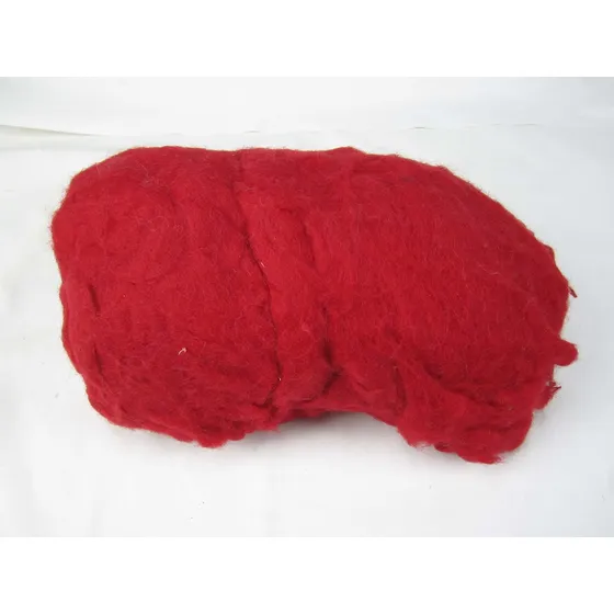 1 Lb. Aguja Lana Nucleo Rojo; Fieltro Mojado Walking