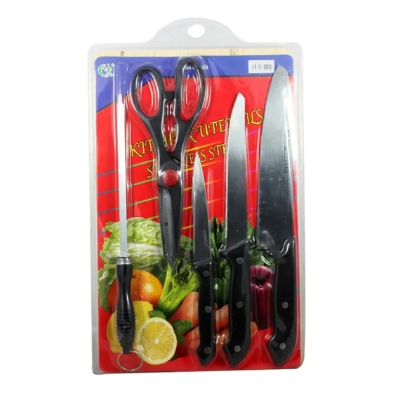 Juego Cuchillos Chef Deshuesador Puntilla Cocinero Cocina