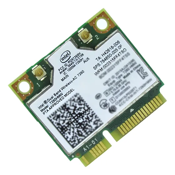 Mini Pci Wireless Dual Band Intel 7260hmw Nfe Nova Imediato