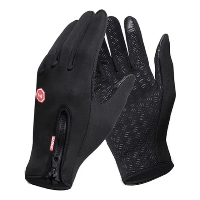 Guantes Tácticos Gadnic Térmicos Touchscreen Ciclismo Moto Color Negro Talle XL
