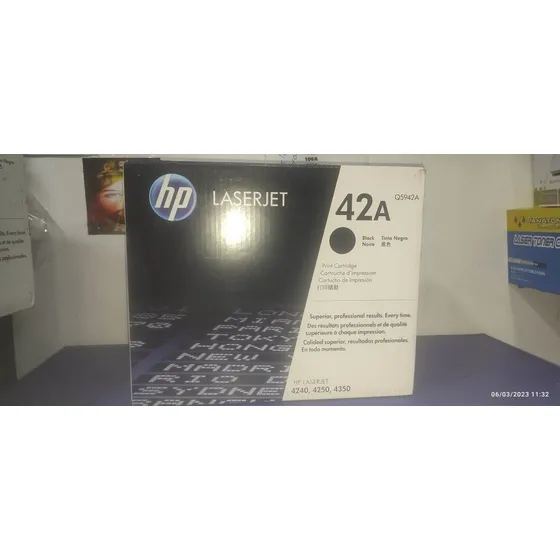 Original Toner Hp Q5942a Laserjet 4250 4240 4350 42a Caracas