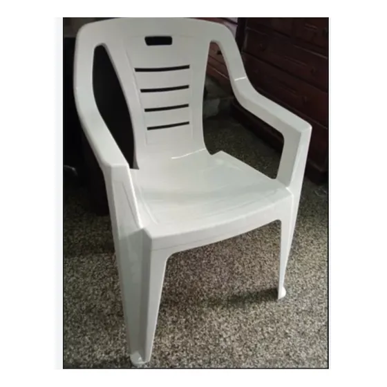 Silla Manaplas Blanca Con Poza Brazo