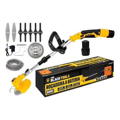 Roçadeira Elétrica Geele G48 2000W/2800W Amarelo Cortador Grama