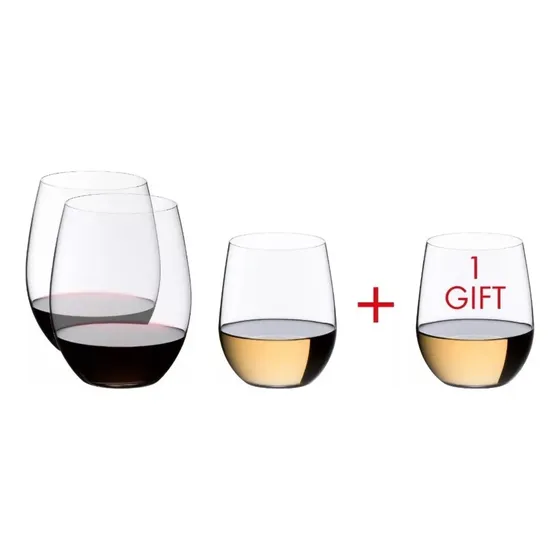 Vasos De Cristal Riedel O (2 Cabernet + 2 Chardonnay)