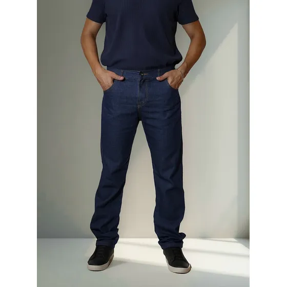 Calça Jeans Masculina De Trabalho Serviço 100% Algodão