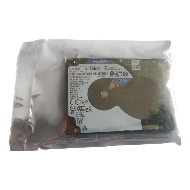 Disco Duro Western Digital 2tb, 2.5 Azul