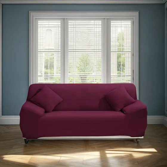 Funda Sillon Protector Forro Cubre Sofa Elastizada 3 Plazas