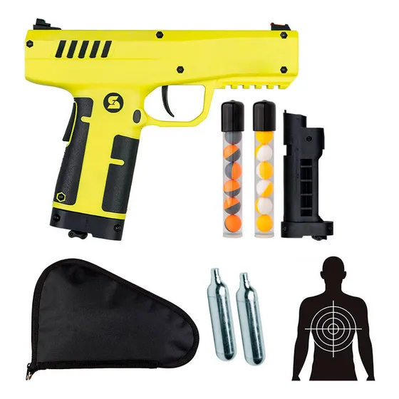Kit Pistola Traumatica Sabre Disuasiva Defensa Munición Usa