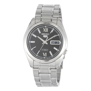 Reloj Seiko Automático Para Hombre Con Esfera Negra Snkl55k1 Reloj Seiko Automático Para Hombre Con Esfera Negra Snkl55k1