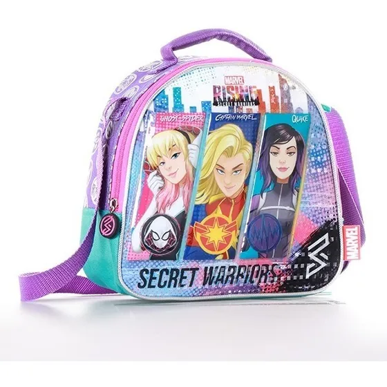 Lonchera Escolar Para Niña, Original Marvel Rising
