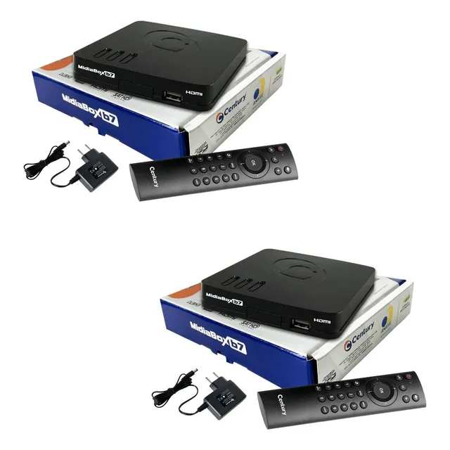 Kit 2 Receptores Midiabox B7 Century Midia Box Century 5g