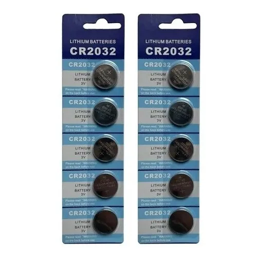 Bateria Pila Cr2032 Litio 3v 2 Pack X 5 / 10 Pilas 2032