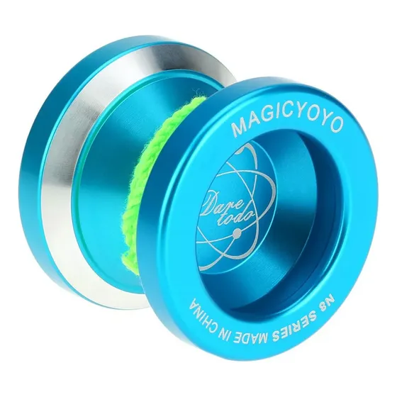 Yoyo N8 Dare To Do Aluminio Profesional Rodamiento Magicyoyo Color Azul