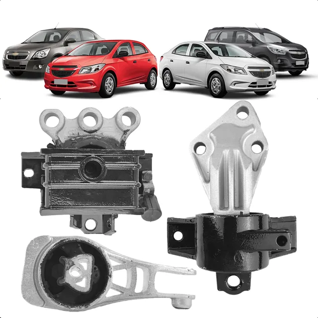 Kit 3 Coxim Motor E Cambio Spin 2013 2014 2015 Automático