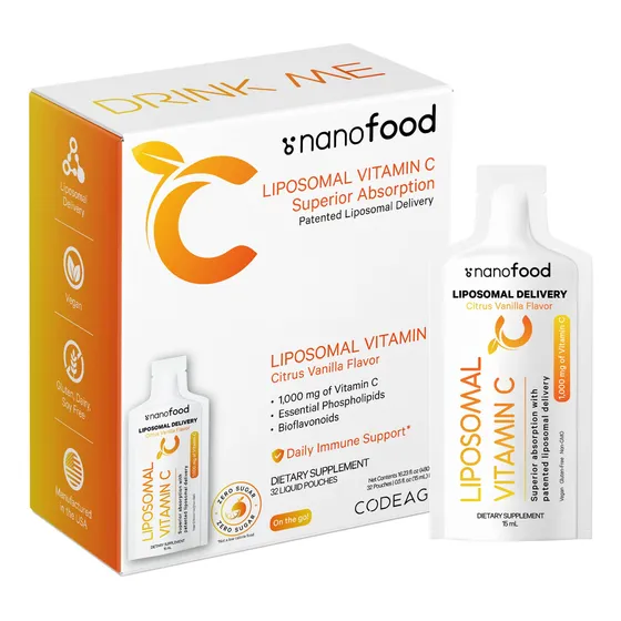 Líquido De Vitamina C Liposomal Codeage 1000 Mg De Vitamina 